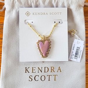 Beaded Ansley Heart Kendra Scott Necklace